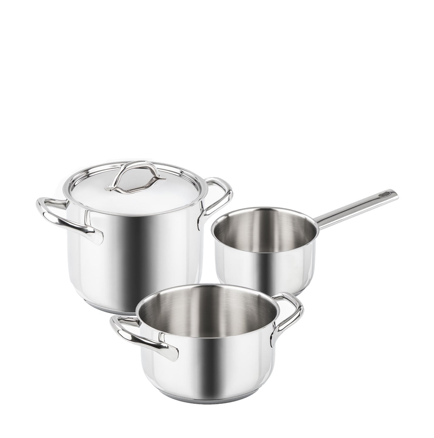 Barazzoni｜バラゾーニ 鍋4Pセット シルバー BONITA-S4 4-piece set | Barazzoni SpA