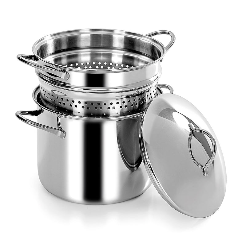 Cuocipasta con fondo termodiffusore