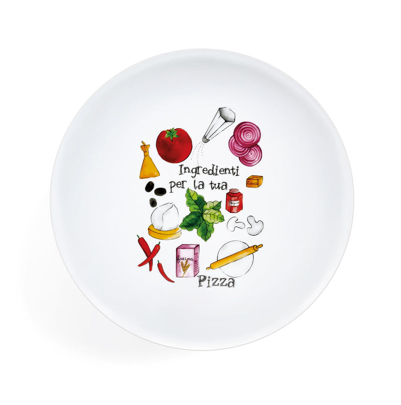 Pompei - set 2 piatti pizza