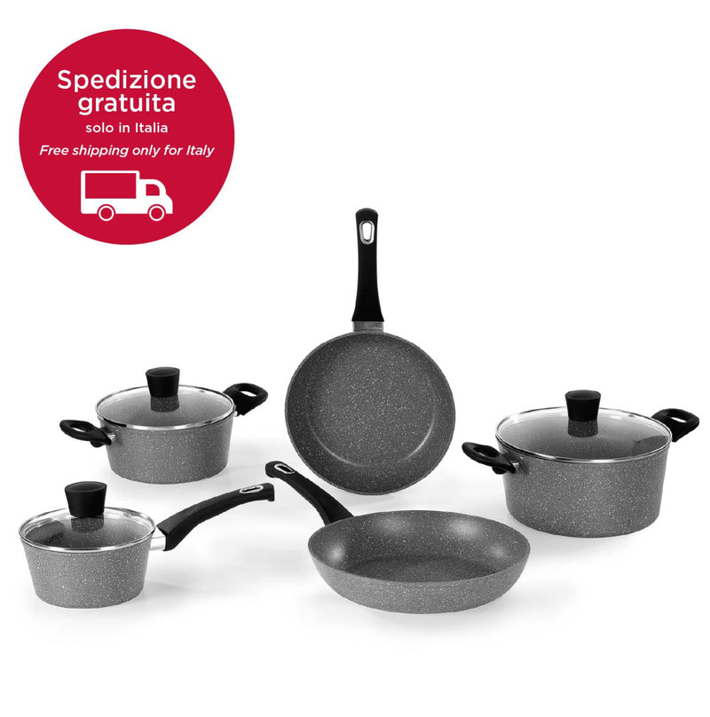 Batteria 8 Pezzi antiaderente