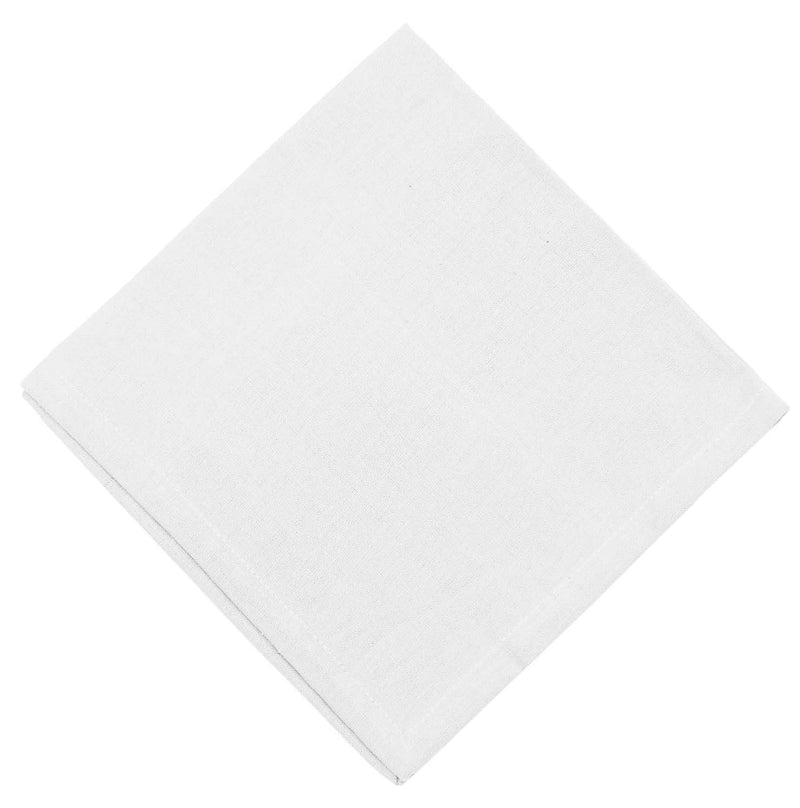 Bianco tinta unita - Set 2 Tovaglioli