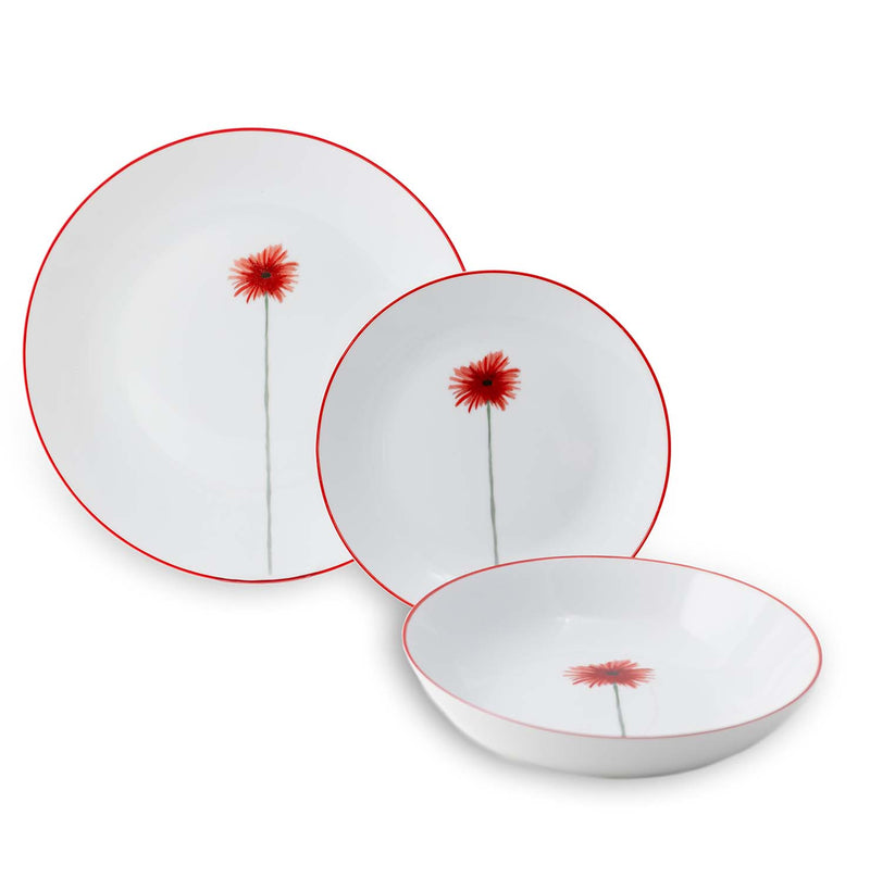 Flower Field Gerbera - set 3 piatti