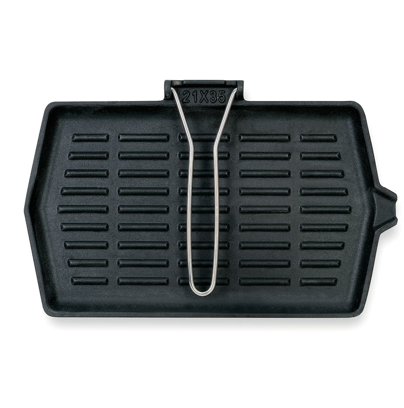 Bistecchiera ghisa con manico pieghevole