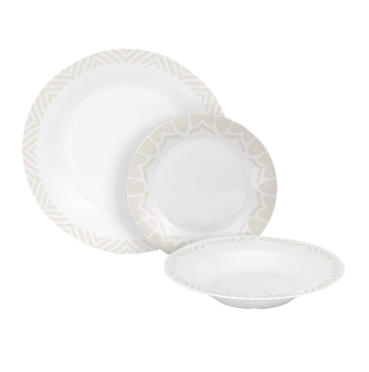 Desert Rose - set of 18 plates