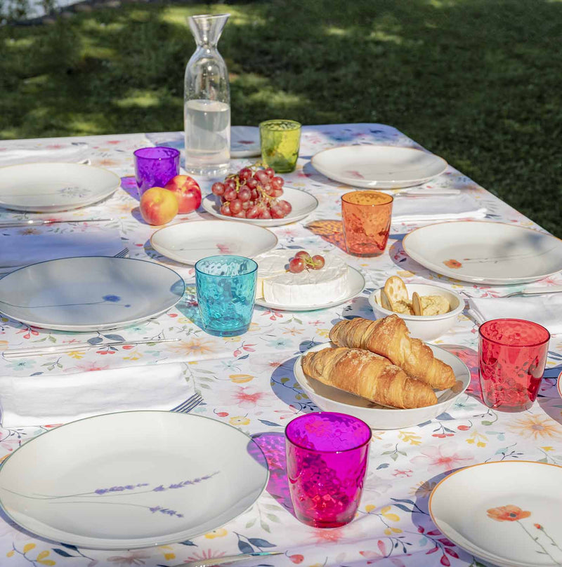 Flower Field - set 18 piatti