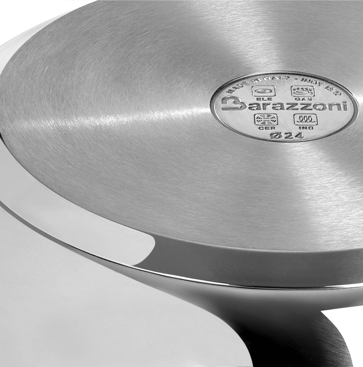 Pasta pot with thermal diffuser bottom - | Barazzoni