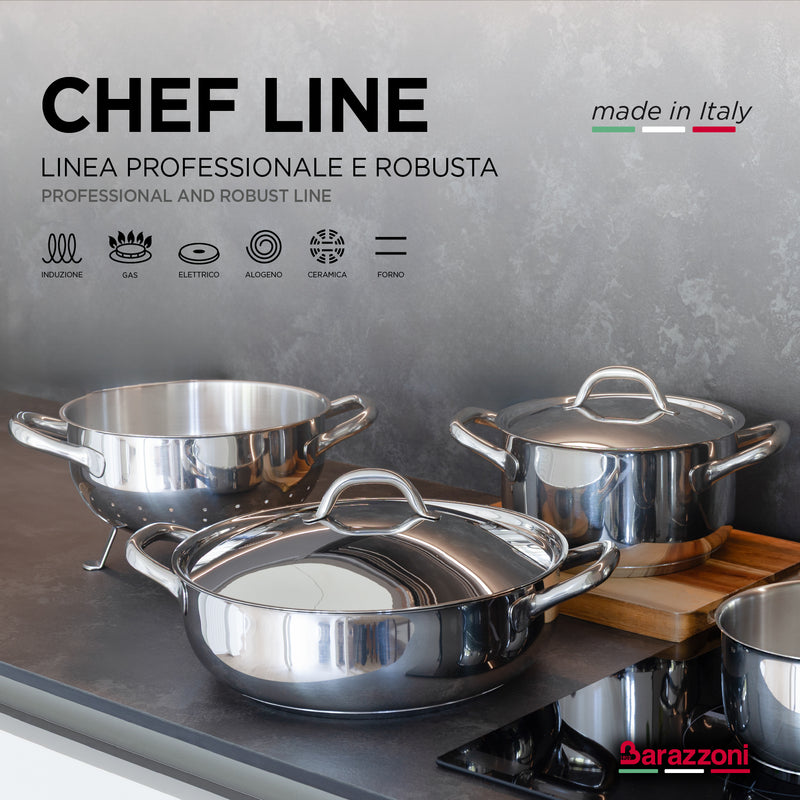 BARAZZONI - Casseruola Satine 26cm Acciaio Inox BARAZZONI - Casseruola Satine 26cm Acciaio Inox