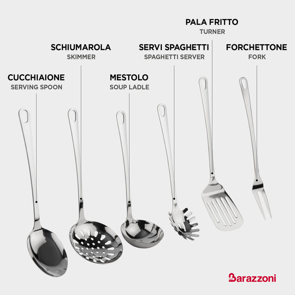 Mediterranea - set mestoli 6 pezzi