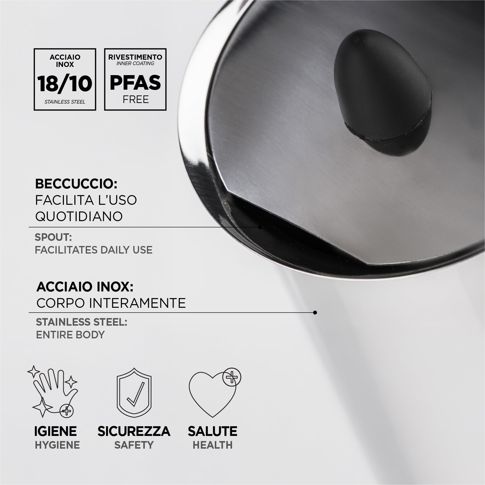 Stainless steel coffee maker