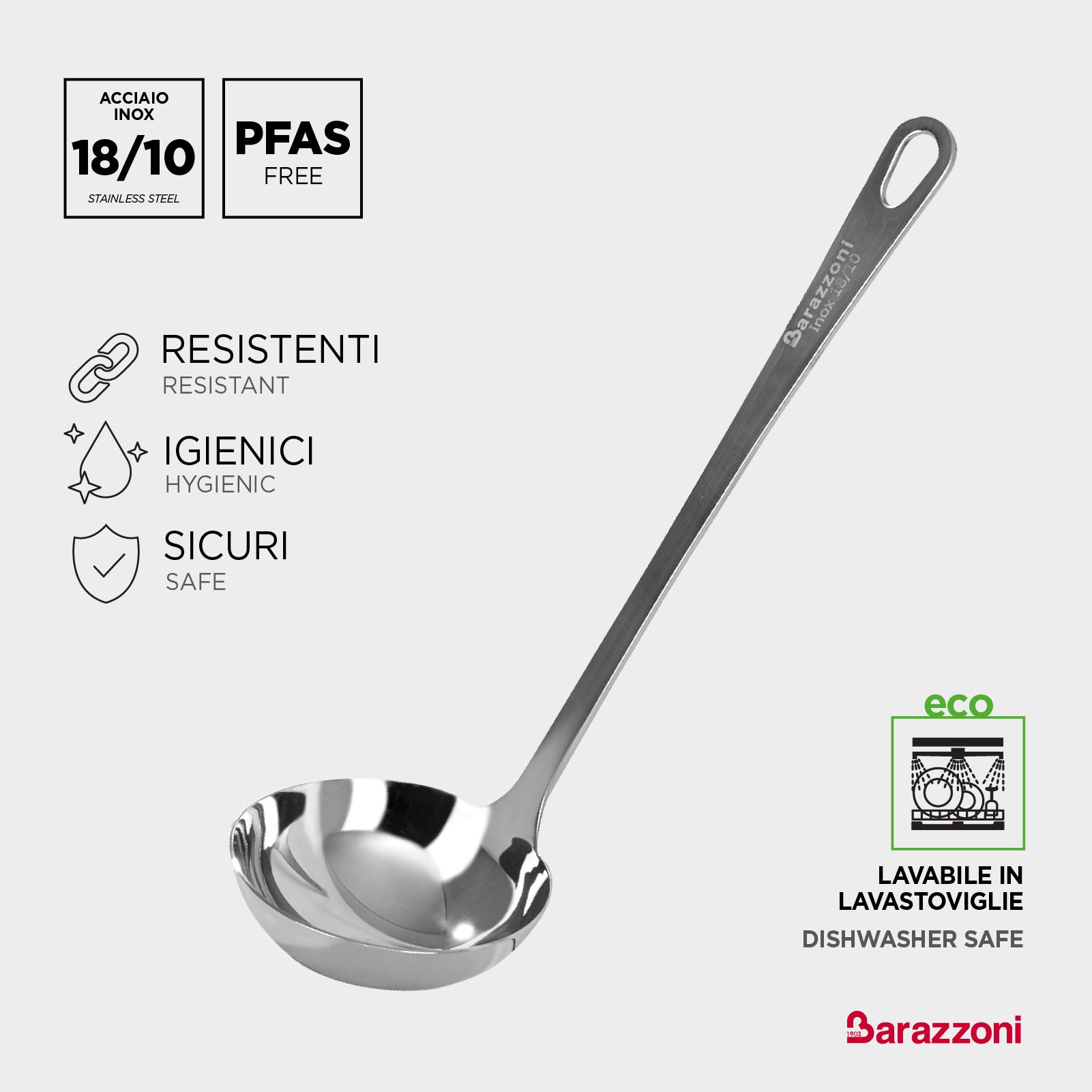 Mediterranea - 6-piece ladle set | Barazzoni SpA