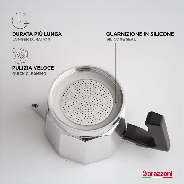 Aluminum Coffee Maker - Red