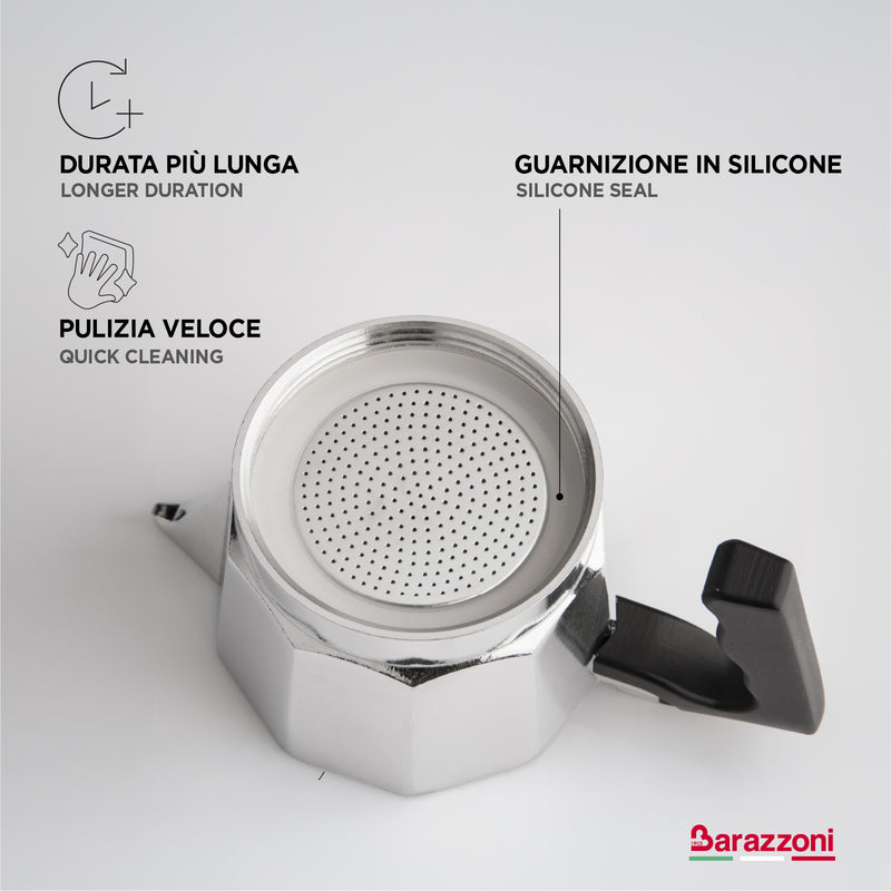 Aluminum Coffee Maker - Red