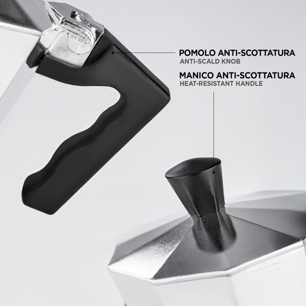 Aluminum Coffee Maker - Red