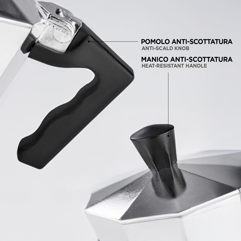 Aluminum Coffee Maker - Red