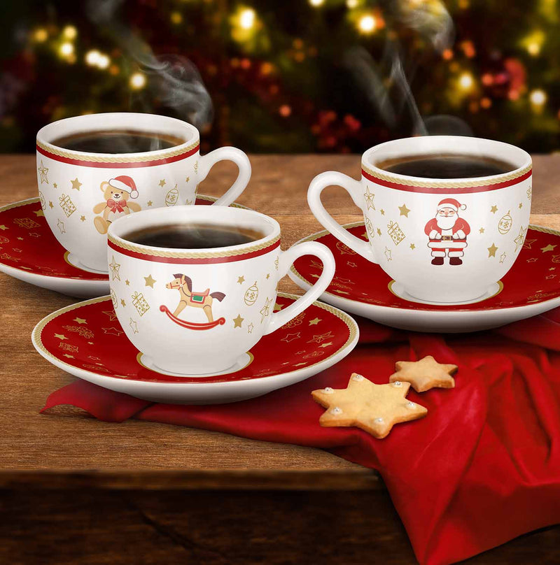 Balocchi - set 6 tazzine+ 6 piattini