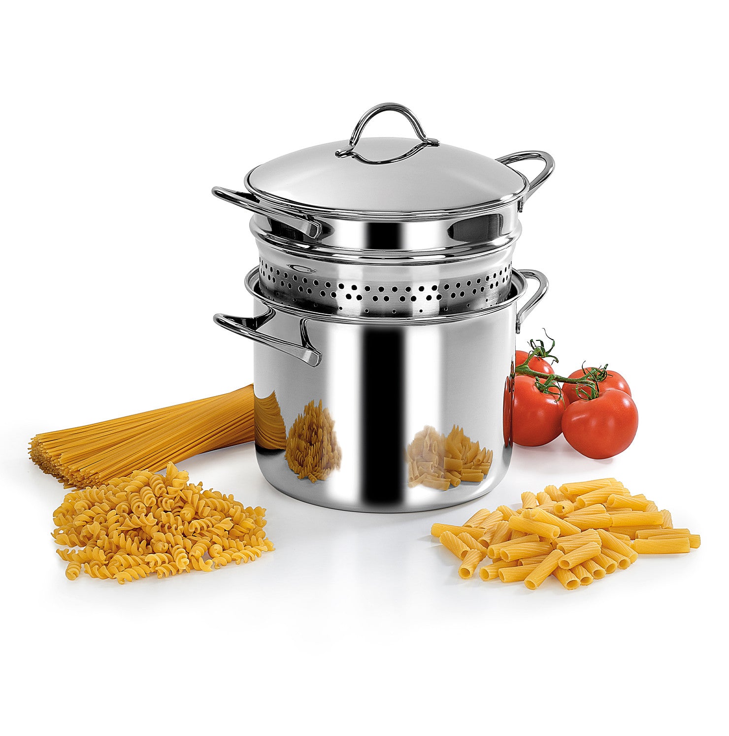 Cuocipasta con fondo termodiffusore