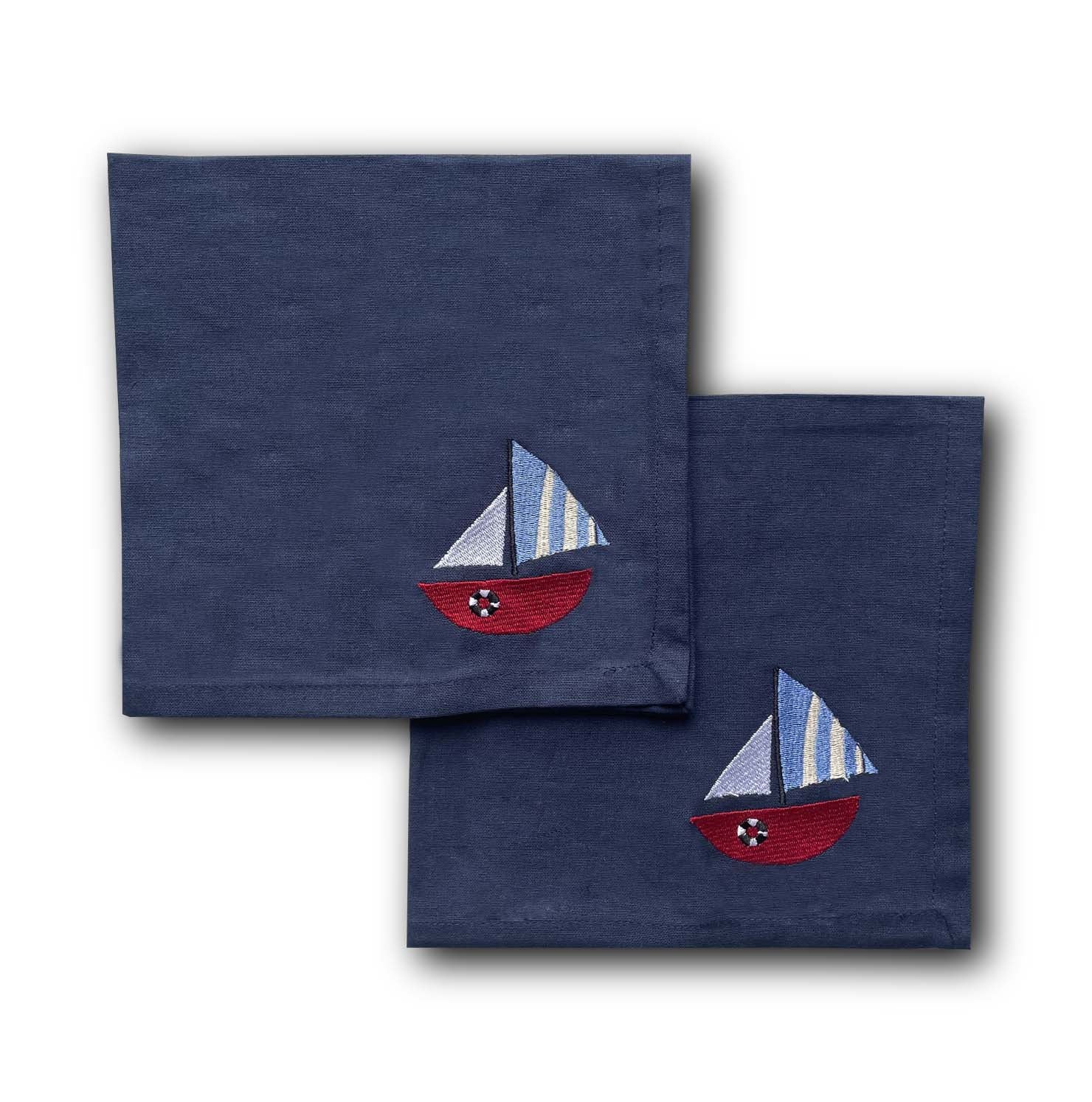 Boat - Set of 2 napkins