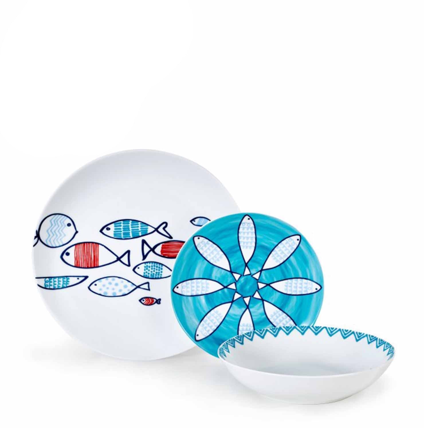 Palau - set of 18 plates
