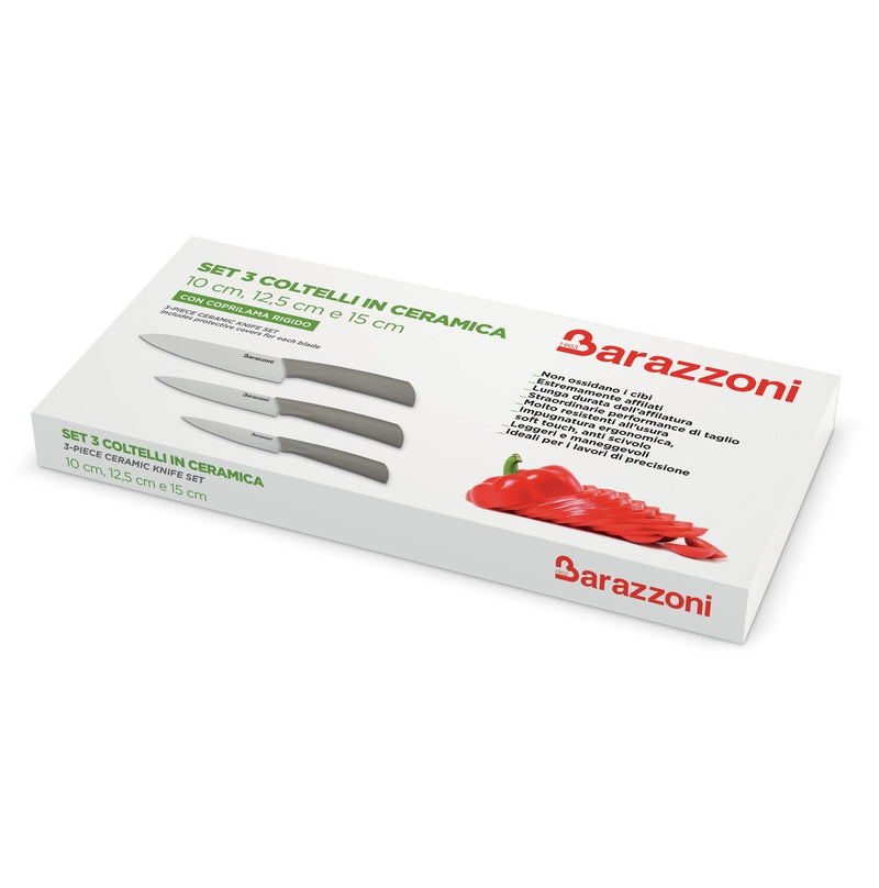 Set 3 coltelli in ceramica