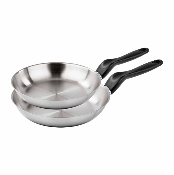 Basic acciaio inox - Set padella cm 20/24