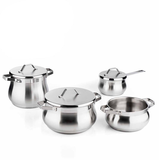 Barazzoni I Piccinini Casseruola Conica Inox 1 Manico Lungo cm 14 Barazzoni I Piccinini Casseruola Conica Inox 1 Manico Lungo cm 14
