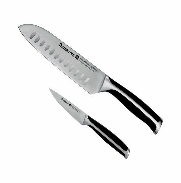 Professional - set coltello santoku+ spelucchino