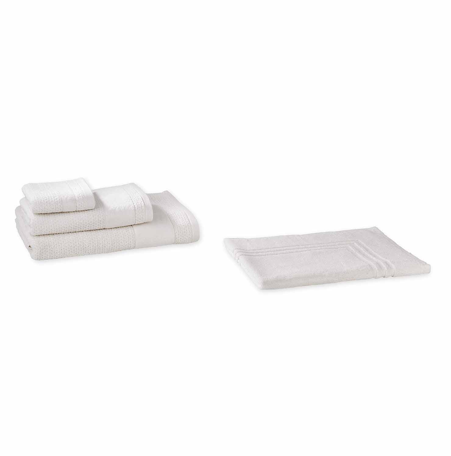 Double Twist - Cream Guest Towel