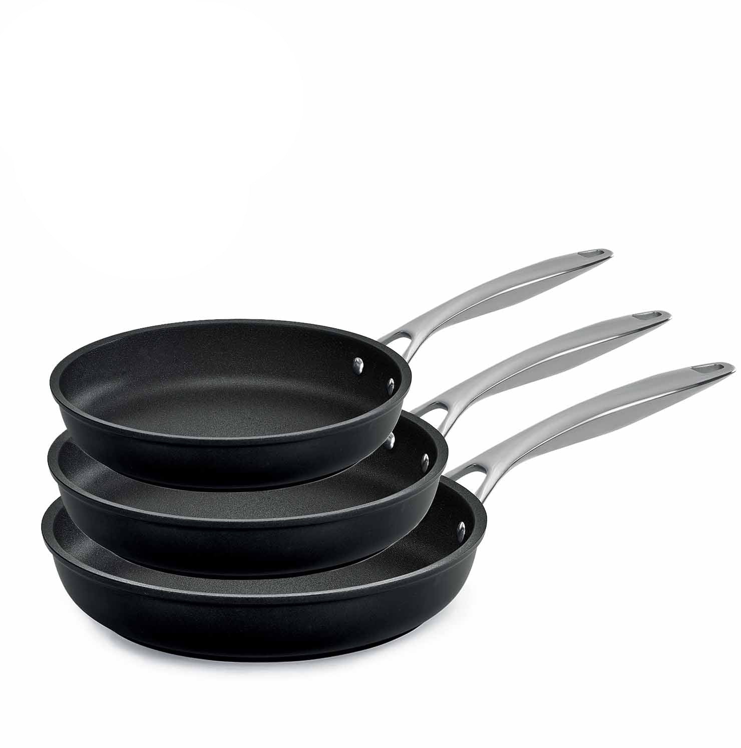 Tris antiaderente - set 3 padelle cm 20/24/28