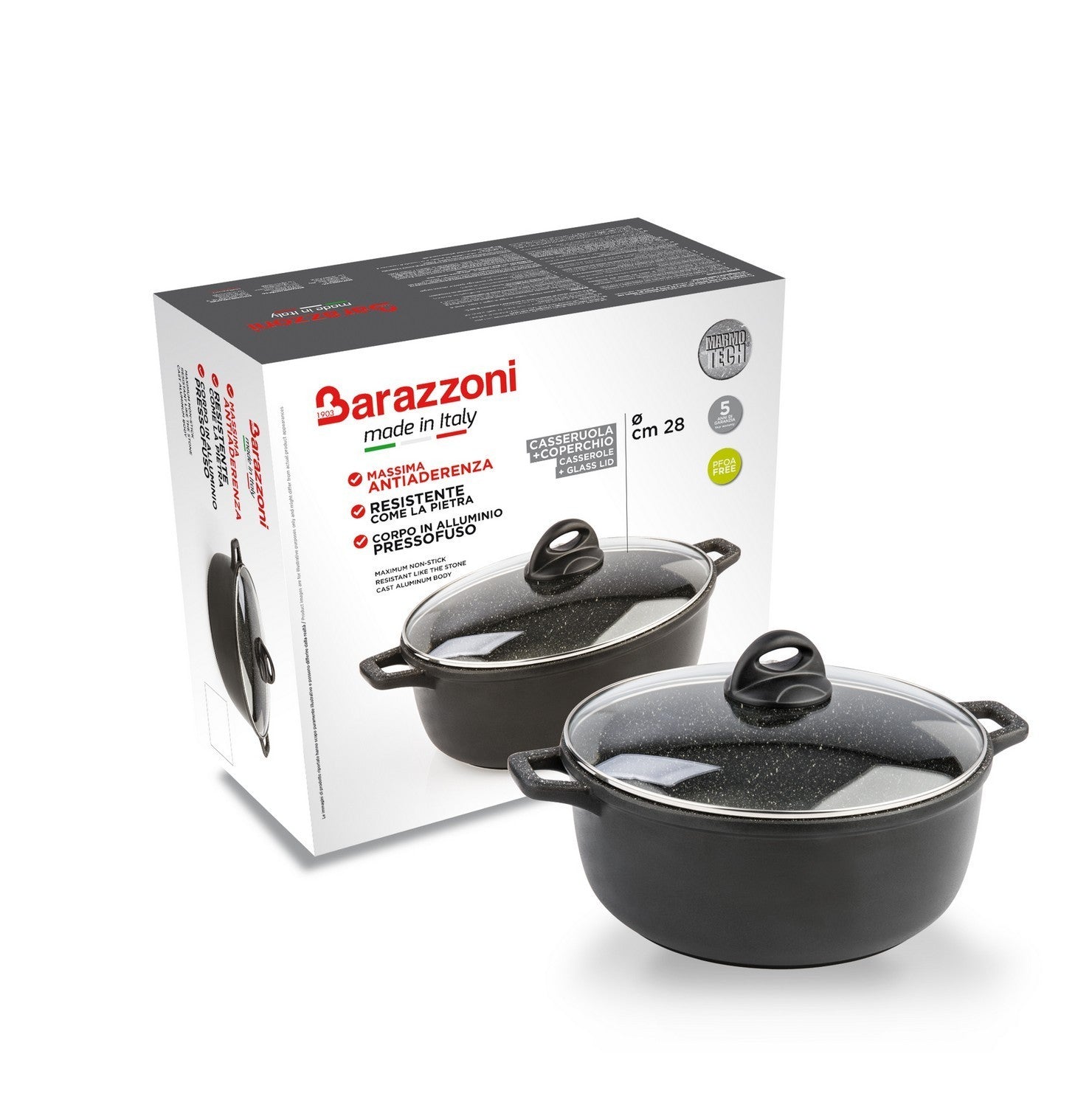 Casserole dish with lid