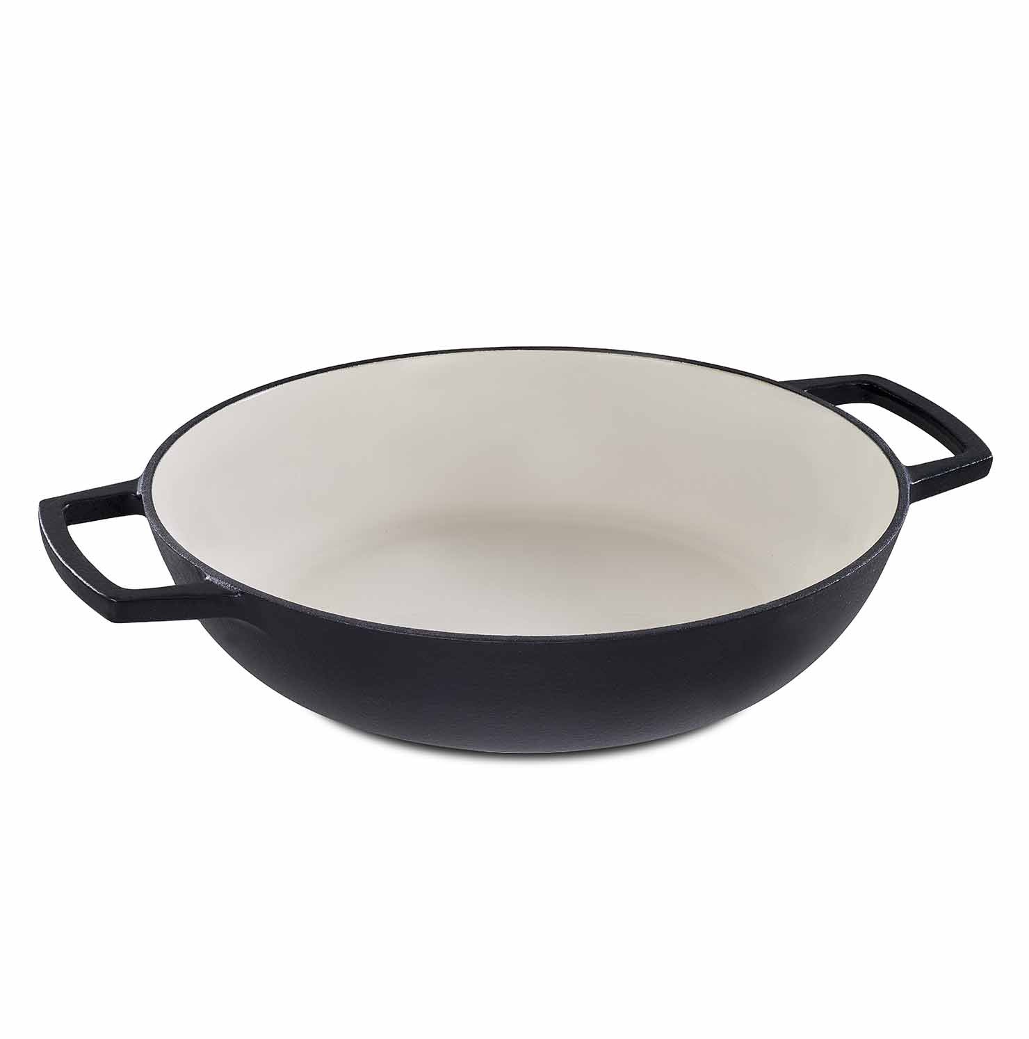 Pan with lid - matte black