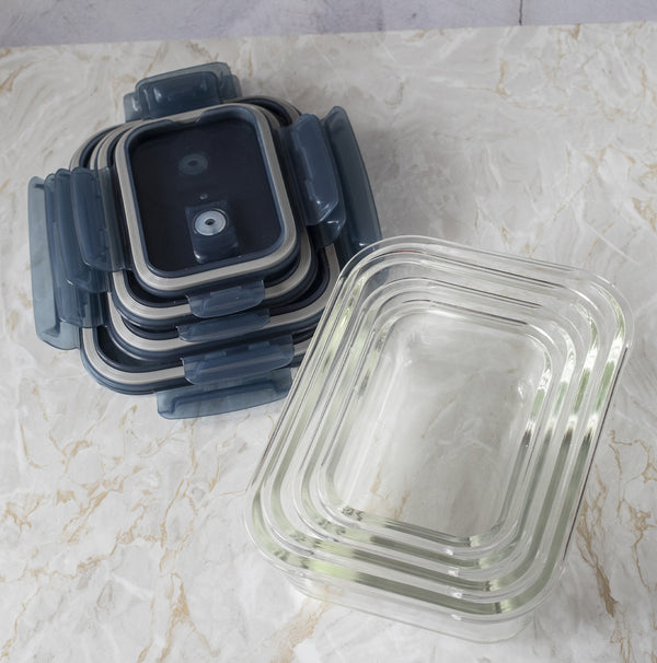 Contenitore vetro con coperchio