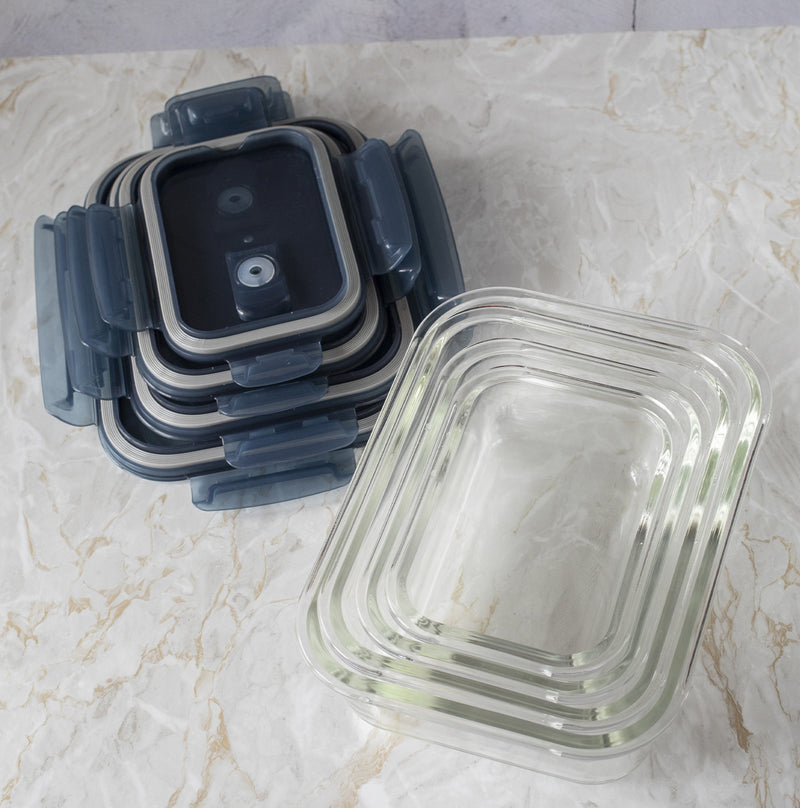 Contenitore vetro con coperchio