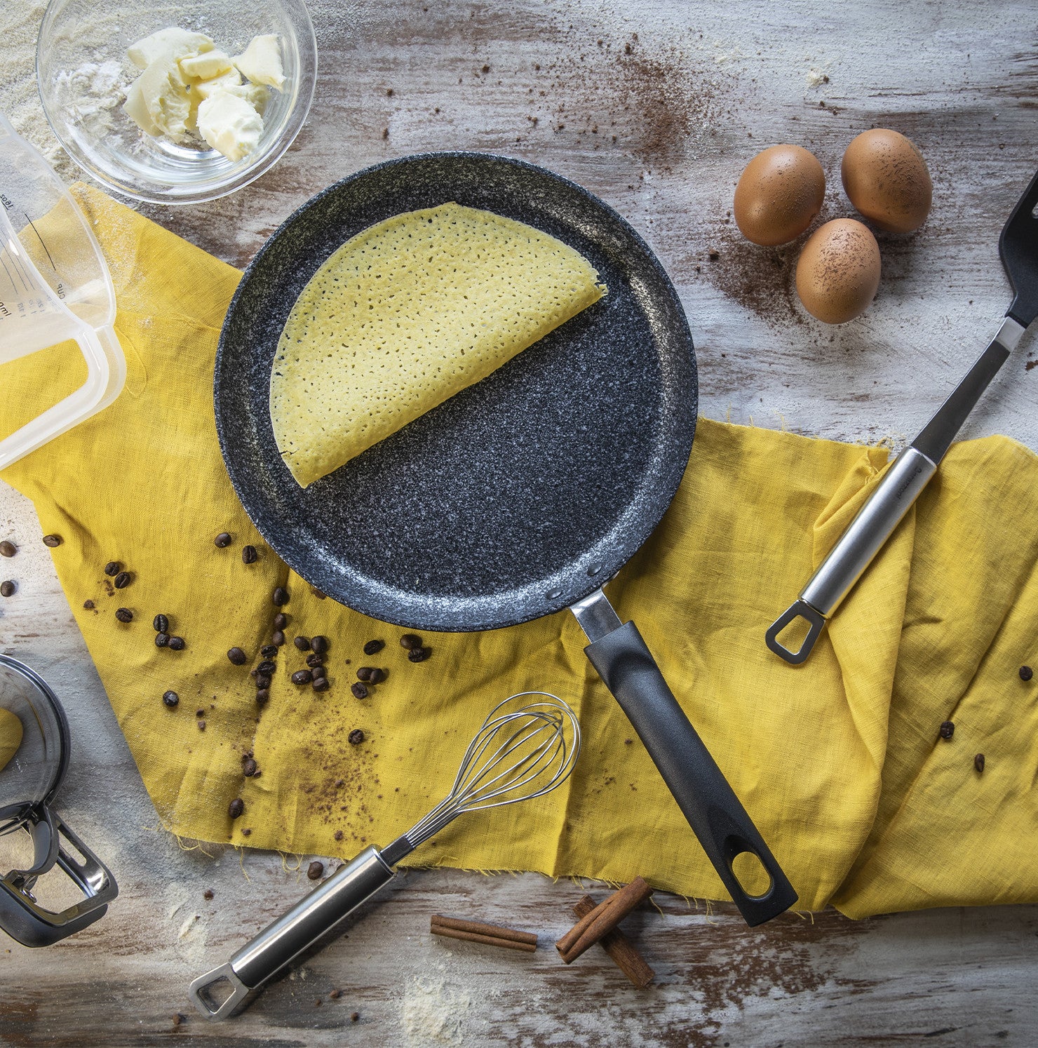 Induction crepe maker