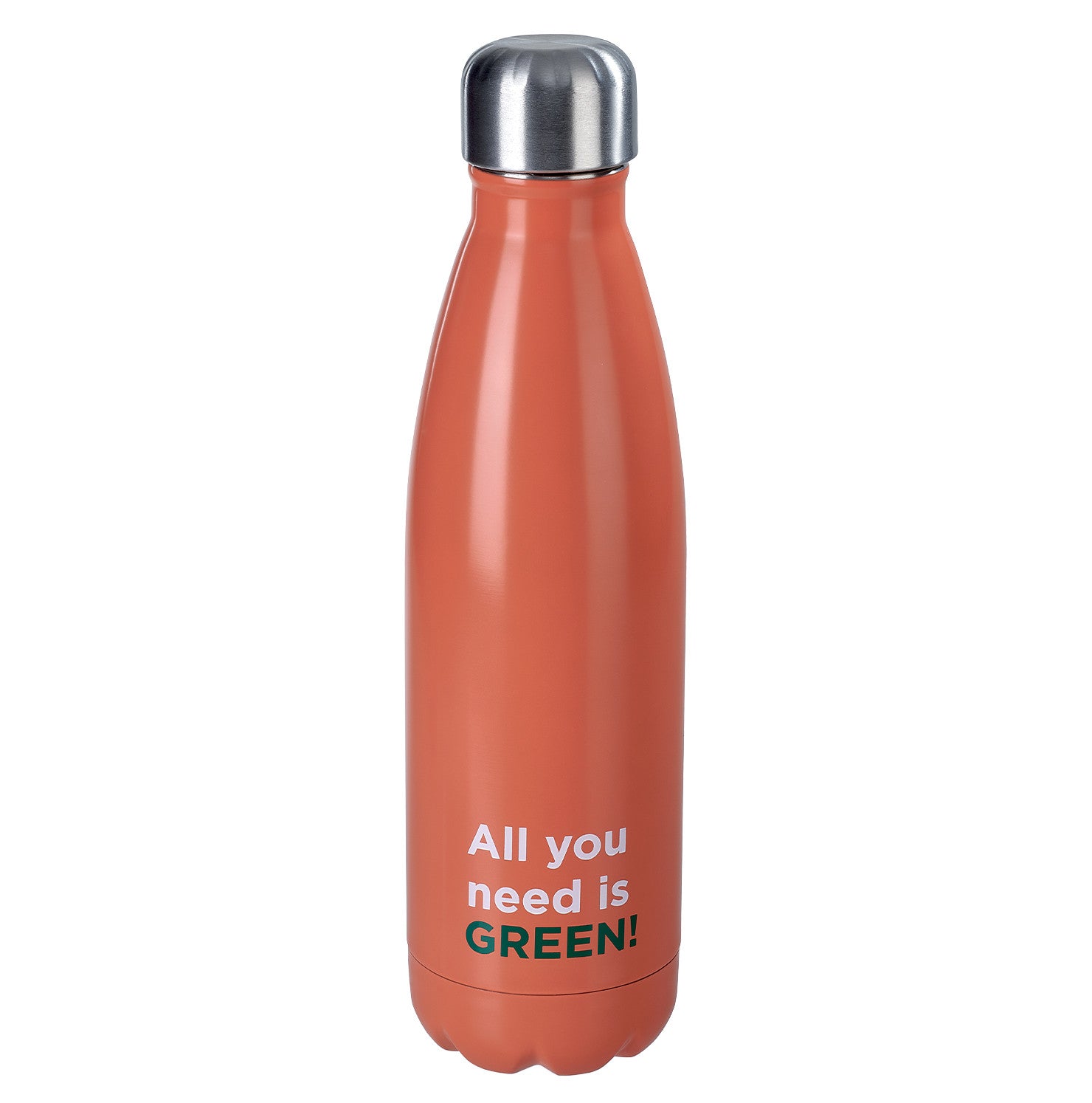 Orange thermal bottle