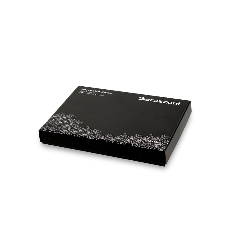 Satin Gold Malachite - Set of 6 Dessert Forks