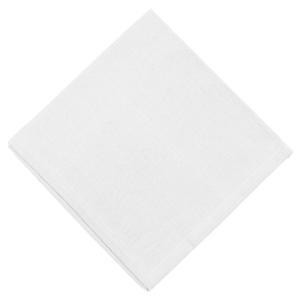 Bianco tinta unita - Set 2 Tovaglioli