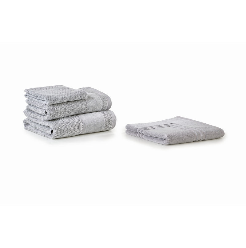 Doppio Ritorto - asciugamano ospite grigio chiaro