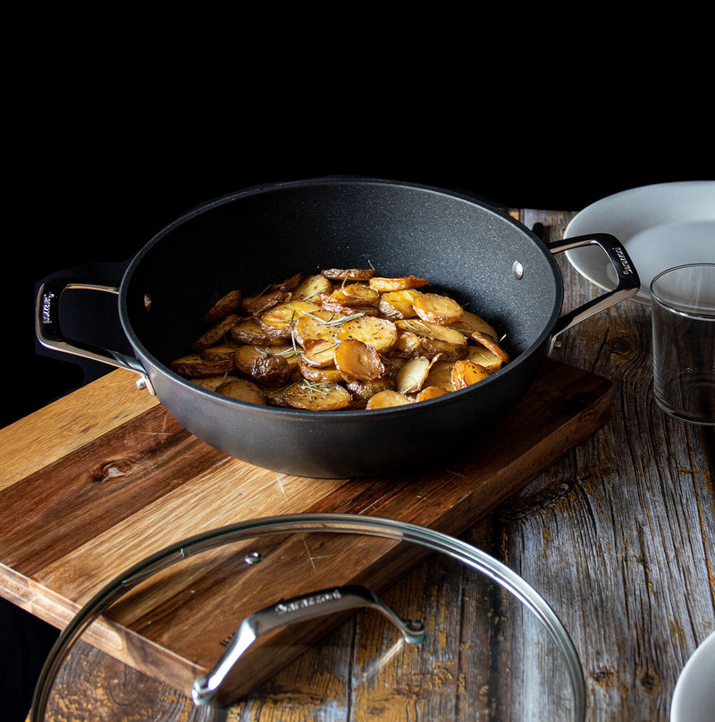 Tegame con coperchio