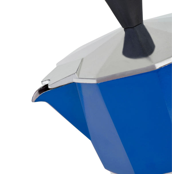 Caffettiera Alluminio - azzurra