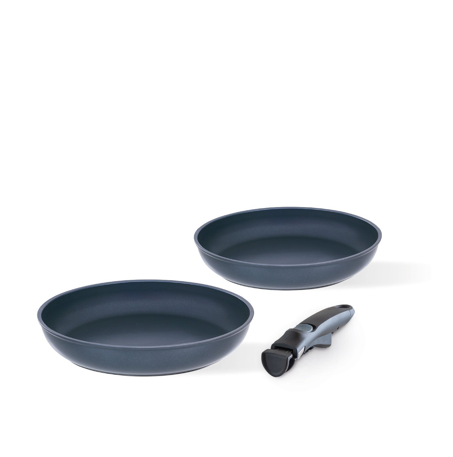 Basic ceramic - set of 2 pans 24/28 cm + detachable handle