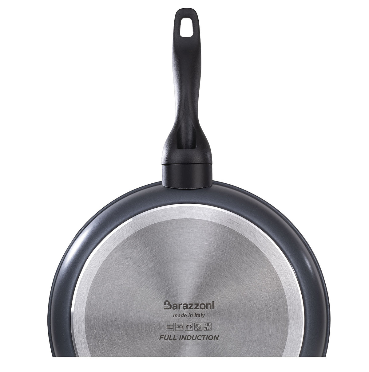 SENSARTE Set di 3 Padelle 20/24/28 cm per Induzione e Gas, Rivestimento Antiaderente in Granito, Ecologica e Sicura (Senza PFOA), Manico Ergonomico Antiscottimento, Lavabile in Lavastoviglie