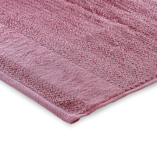 Doppio Ritorto - asciugamano ospite rosa antico