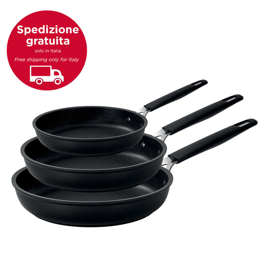 Tris antiaderente - set padelle 20/24/28