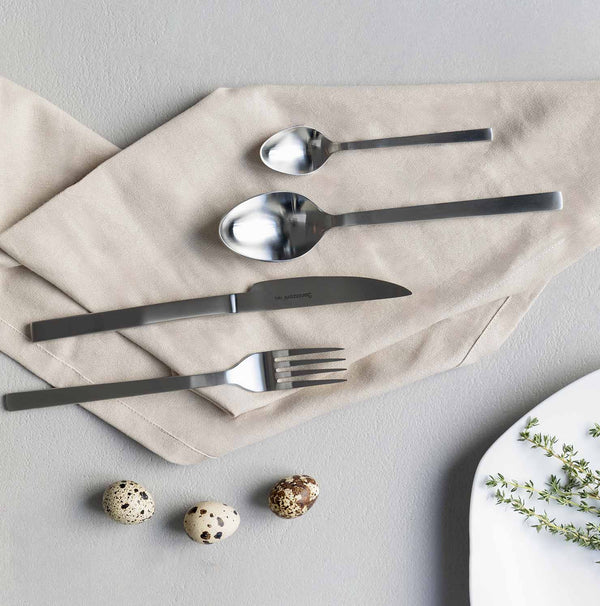 Zaffiria satinata - set posate 24 pezzi